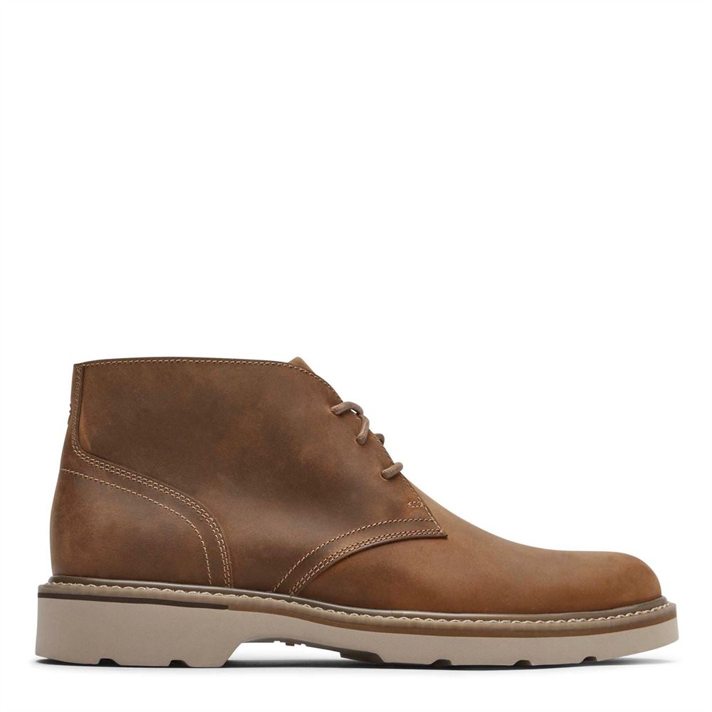 Chukka Boots Homem Rockport Charlie Marrom,Portugal ACEVM-1265